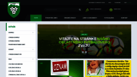 What Obfzhumenne.sk website looked like in 2020 (3 years ago)