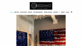What Onessimofineart.com website looked like in 2020 (3 years ago)