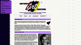 What Odysseyart.com website looked like in 2020 (3 years ago)