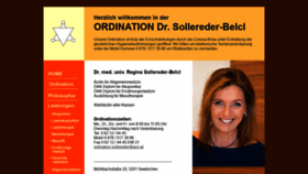 What Ordination-sollereder.at website looked like in 2020 (3 years ago)