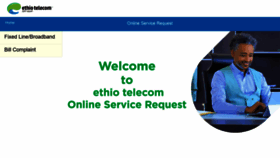 What Onlineservices.ethiotelecom.et website looked like in 2020 (3 years ago)