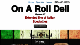 What Onaroll-deli.com website looked like in 2020 (3 years ago)