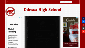 What Odessahigh.com website looked like in 2020 (3 years ago)
