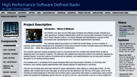 What Openhpsdr.org website looked like in 2020 (5 years ago)