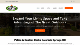 What Outdoor-living-colorado.com website looked like in 2020 (3 years ago)