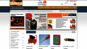 What Okmetal.com.tr website looked like in 2020 (3 years ago)