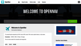 What Opennav.com website looked like in 2020 (3 years ago)