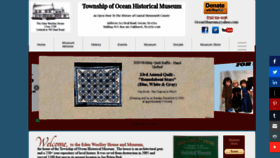What Oceanmuseum.org website looked like in 2020 (3 years ago)