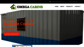 What Omegacabins.com website looked like in 2020 (3 years ago)