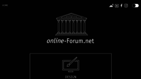 What Online-forum.de website looked like in 2020 (3 years ago)