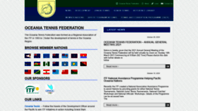 What Oceaniatennis.com website looked like in 2020 (3 years ago)