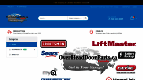 What Overheaddoorparts.ca website looked like in 2020 (3 years ago)