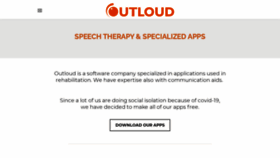 What Outloudapps.com website looked like in 2020 (3 years ago)