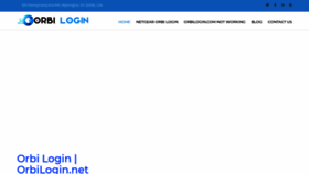 What Orbi-logiin.com website looked like in 2020 (3 years ago)