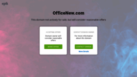 What Officenew.com website looked like in 2020 (3 years ago)