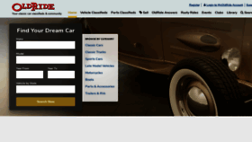 What Oldride.com website looked like in 2020 (3 years ago)