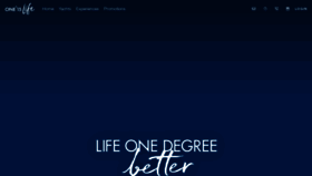 What One15life.com website looked like in 2020 (3 years ago)