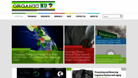 What Organicmd.com website looked like in 2020 (3 years ago)