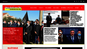 What Objektivno.hr website looked like in 2020 (3 years ago)