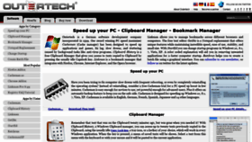What Outertech.com website looked like in 2020 (3 years ago)