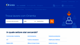 What Orienta.net website looked like in 2020 (3 years ago)