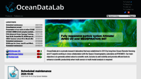 What Oceandatalab.com website looked like in 2020 (3 years ago)