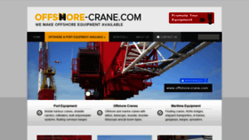 What Offshore-crane.com website looked like in 2020 (3 years ago)