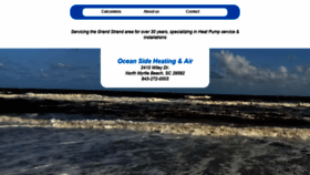 What Oceanhvac.com website looked like in 2020 (3 years ago)