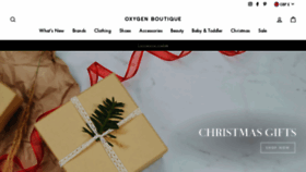 What Oxygenboutique.com website looked like in 2020 (3 years ago)