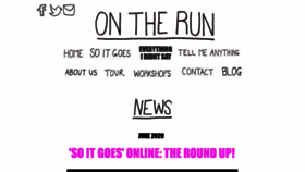 What Ontheruntheatre.co.uk website looked like in 2020 (3 years ago)