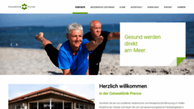 What Ostseeklinik-prerow.de website looked like in 2020 (3 years ago)