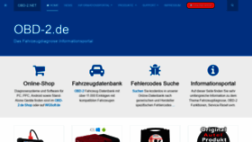 What Obd-2.de website looked like in 2020 (3 years ago)