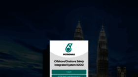 What Osis.petronas.com website looked like in 2020 (3 years ago)