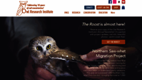What Owlresearchinstitute.org website looked like in 2020 (3 years ago)