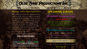 What Oldetymeproductions.com website looked like in 2020 (3 years ago)