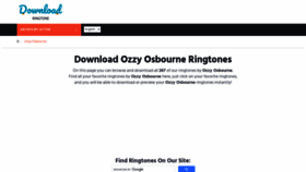 What Ozzyosbourne.download-ringtone.com website looked like in 2020 (3 years ago)