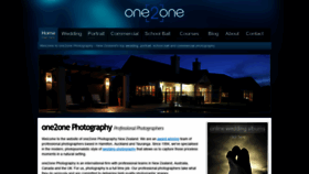 What One2onephotography.co.nz website looked like in 2020 (3 years ago)