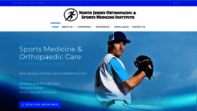 What Orthopedicnewjersey.com website looked like in 2020 (3 years ago)