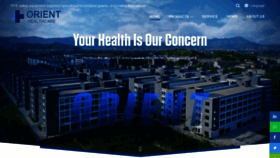 What Orient-healthcare.com website looked like in 2020 (3 years ago)