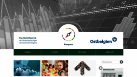 What Ostbelgienstatistik.be website looked like in 2020 (3 years ago)