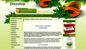What Oncoshop.ro website looked like in 2020 (4 years ago)