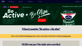 What Olma.cz website looked like in 2020 (3 years ago)
