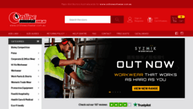What Onlineworkwear.com.au website looked like in 2020 (3 years ago)