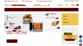 What Onlineprofumeria.it website looked like in 2020 (3 years ago)