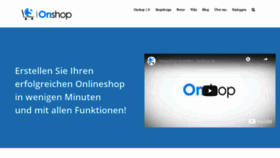What Onshop.de website looked like in 2020 (3 years ago)