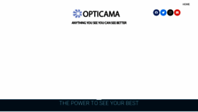 What Opticama.com website looked like in 2020 (3 years ago)