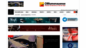 What Oblumenauense.com.br website looked like in 2020 (3 years ago)