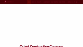 What Orientconstructionsl.com website looked like in 2020 (3 years ago)