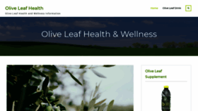What Oliveleafhealth.com website looked like in 2020 (3 years ago)