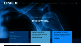 What Onex.com website looked like in 2020 (3 years ago)
